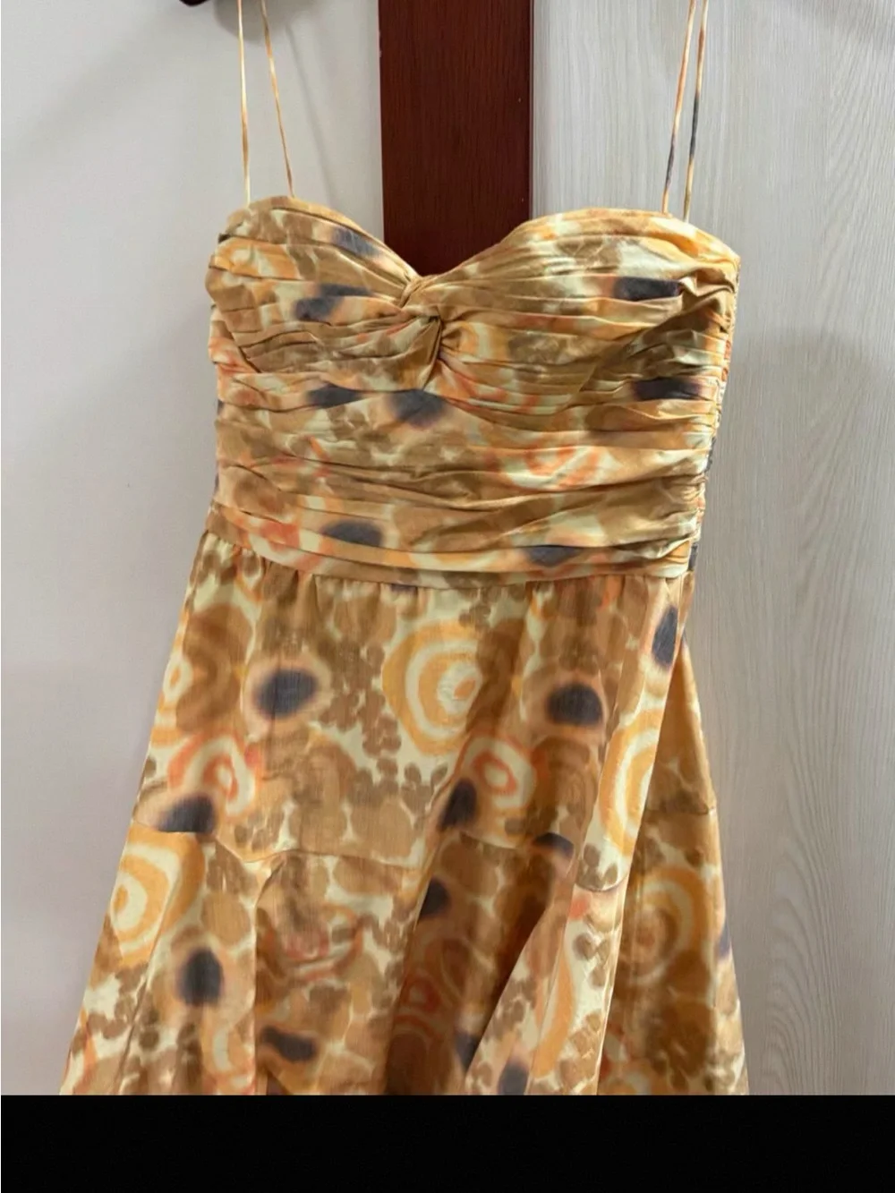 ALEXIS  Imilia Printed Cotton-Blend Gown, L - Picture 10 of 10
